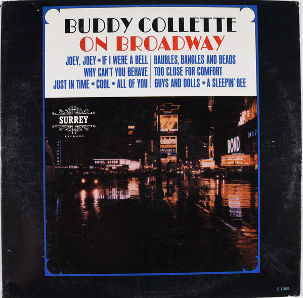 Buddy Collette : On Broadway (LP, Mono, RE)