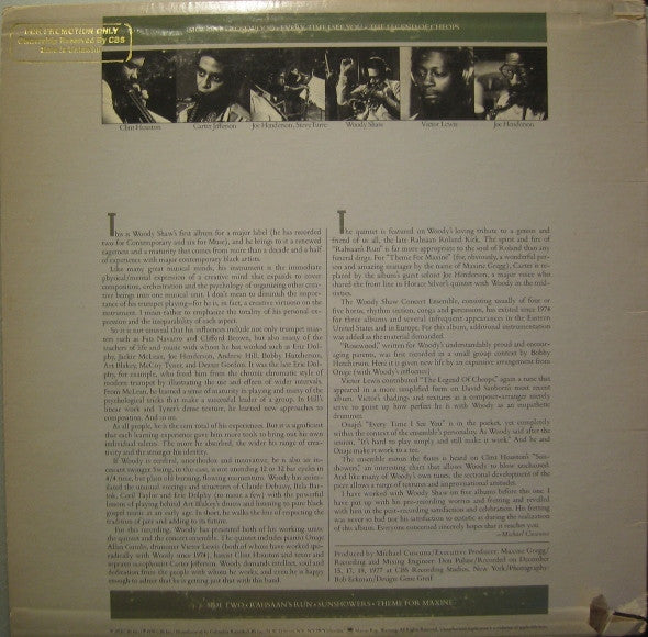 Woody Shaw : Rosewood (LP, Album, Promo)