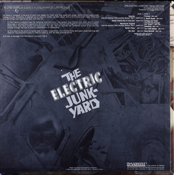 The Electric Junkyard : The Electric Junkyard (LP, Album, Roc)
