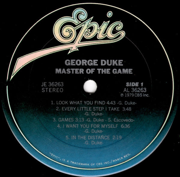 George Duke : Master Of The Game (LP, Album, San)