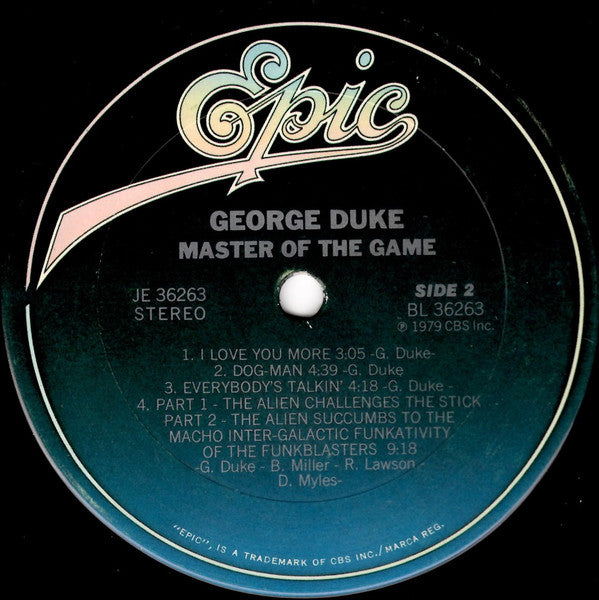 George Duke : Master Of The Game (LP, Album, San)
