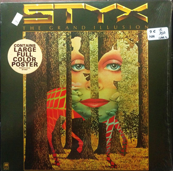 Styx : The Grand Illusion (LP, Album, Pit)
