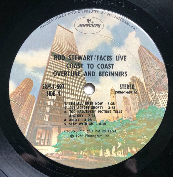 Rod Stewart / Faces (3) : Coast To Coast Overture And Beginners (LP, Album, Ter)
