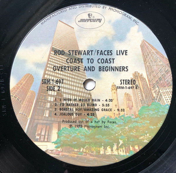 Rod Stewart / Faces (3) : Coast To Coast Overture And Beginners (LP, Album, Ter)