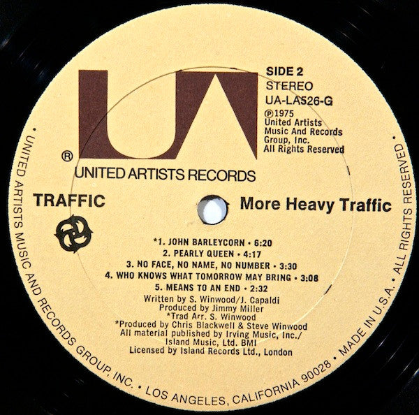 Traffic : More Heavy Traffic (LP, Album, Comp, All)