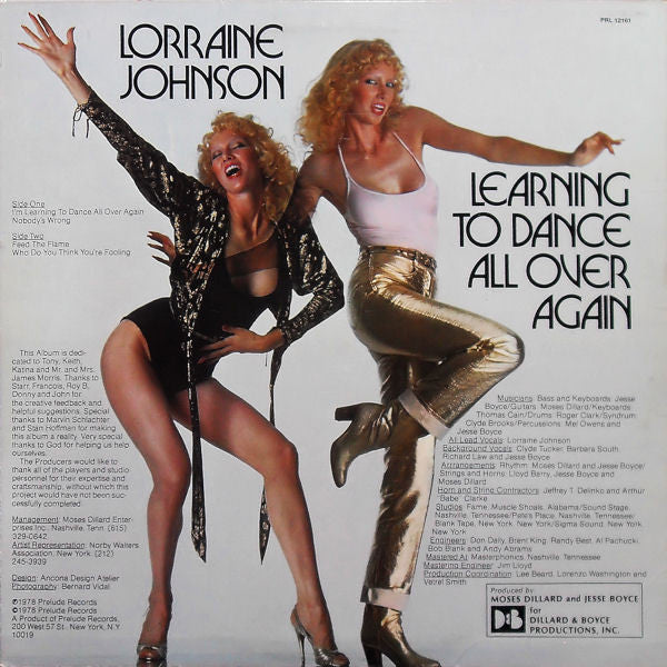 Lorraine Johnson : Learning To Dance All Over Again (LP, Album)