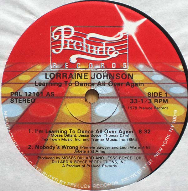 Lorraine Johnson : Learning To Dance All Over Again (LP, Album)