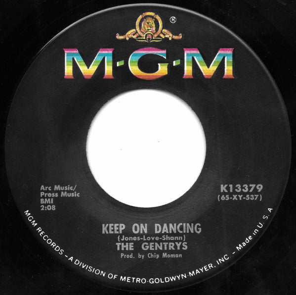 The Gentrys : Keep On Dancing (7", Single)