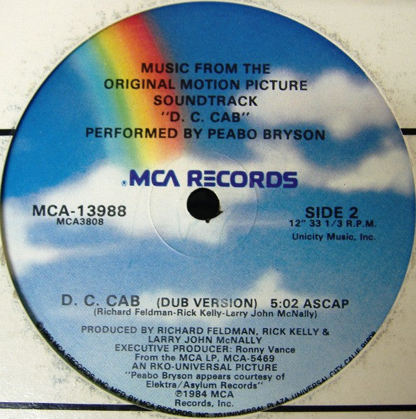 Peabo Bryson : Music From The Original Motion Picture Soundtrack "D. C. Cab" (12")