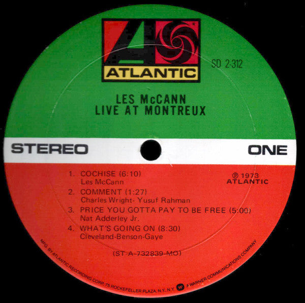 Les McCann : Live At Montreux (2xLP, Album, RE, MO )