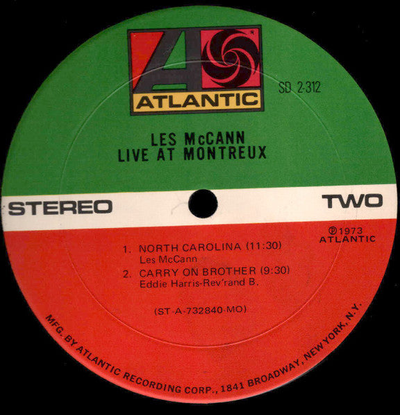 Les McCann : Live At Montreux (2xLP, Album, RE, MO )