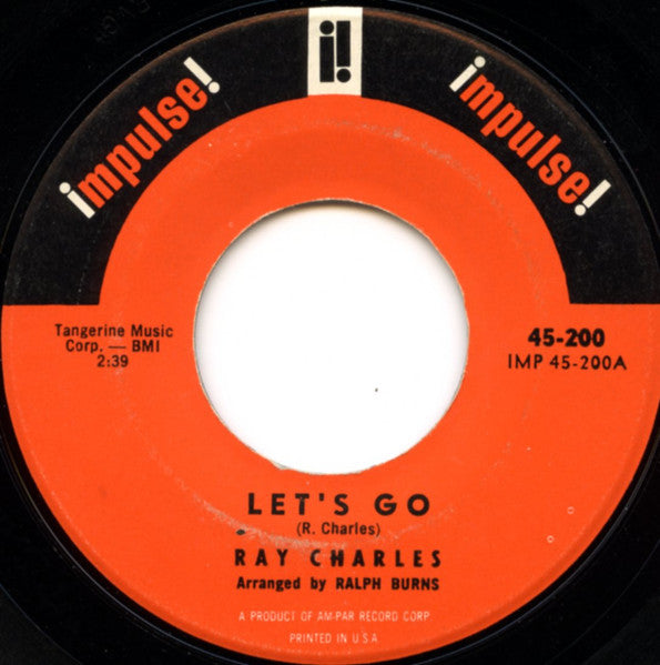 Ray Charles : Let's Go / One Mint Julep (7", Single)