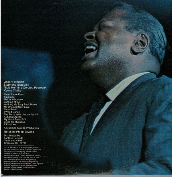 Oscar Peterson, Stéphane Grappelli : Peterson/Grappelli (2xLP, Album, Ter)