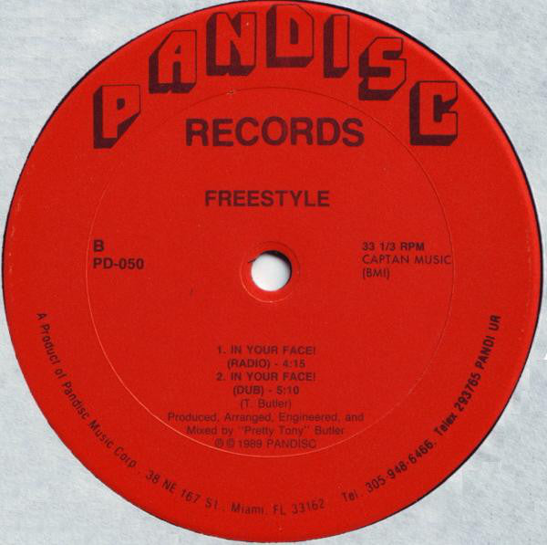 Freestyle : In Your Face (12", Single)