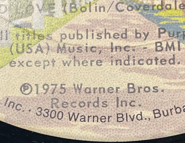 Deep Purple : Come Taste The Band (LP, Album, Gat)