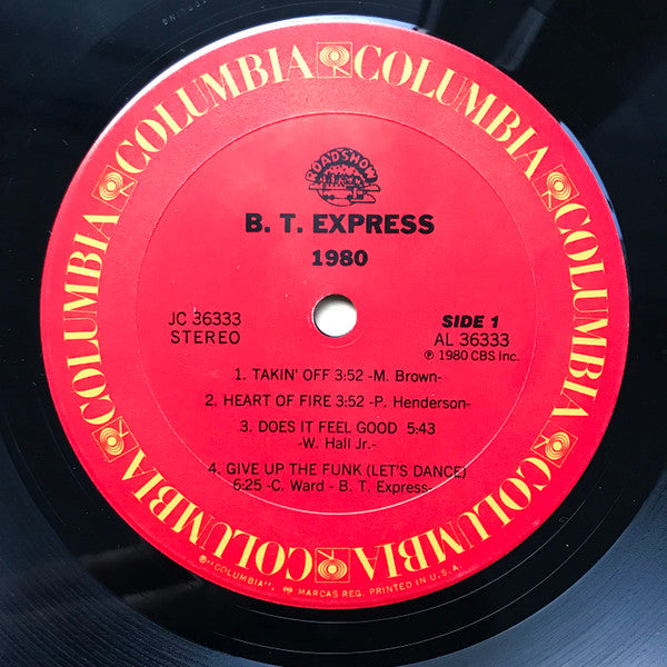 B.T. Express : 1980 (LP, Album, Pit)