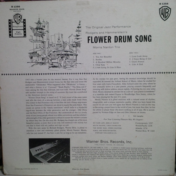 The Morris Nanton Trio : Flower Drum Song (LP, Mono)
