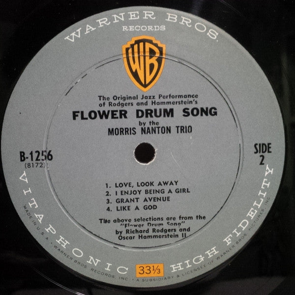 The Morris Nanton Trio : Flower Drum Song (LP, Mono)