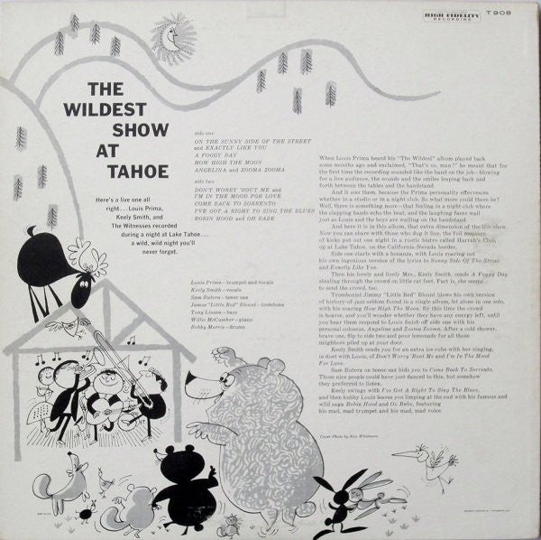 Louis Prima, Keely Smith* With Sam Butera And The Witnesses : The Wildest Show At Tahoe (LP, Album, Mono)