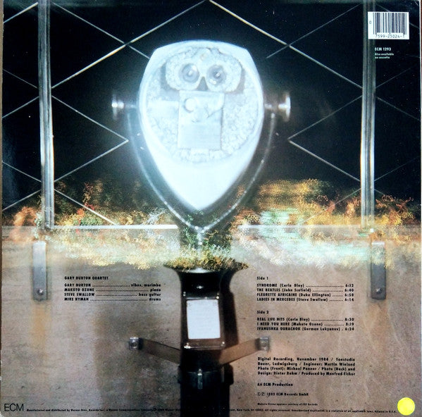 Gary Burton Quartet : Real Life Hits (LP, Album, Wak)