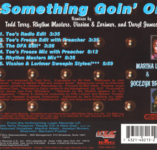 Todd Terry : Something Goin' On (CD, Maxi)