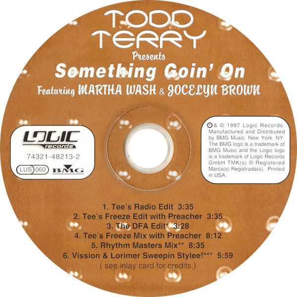 Todd Terry : Something Goin' On (CD, Maxi)