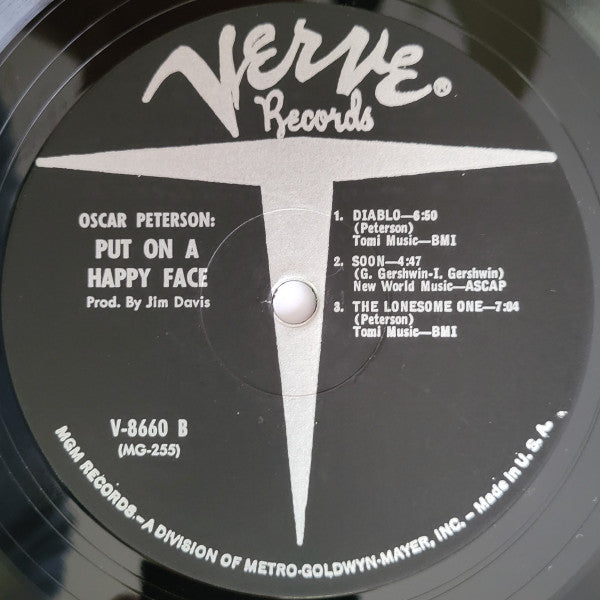 Oscar Peterson : Put On A Happy Face (LP, Album, Mono)