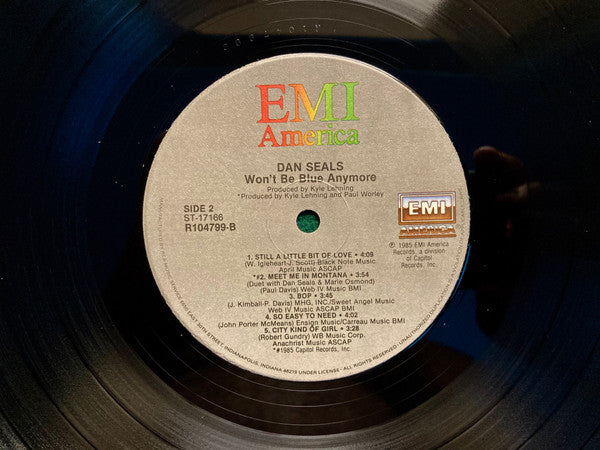Dan Seals : Won't Be Blue Anymore (LP, Album, Club, Ind)