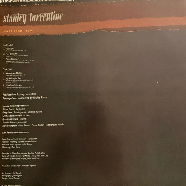 Stanley Turrentine : What About You! (LP, Album)