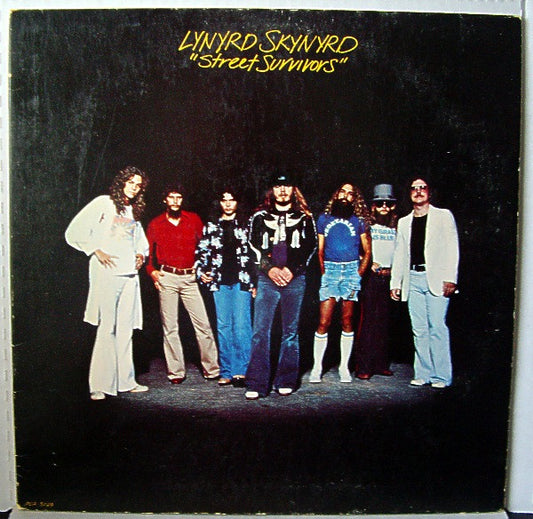 Lynyrd Skynyrd : Street Survivors (LP, Album, RE, Pin)