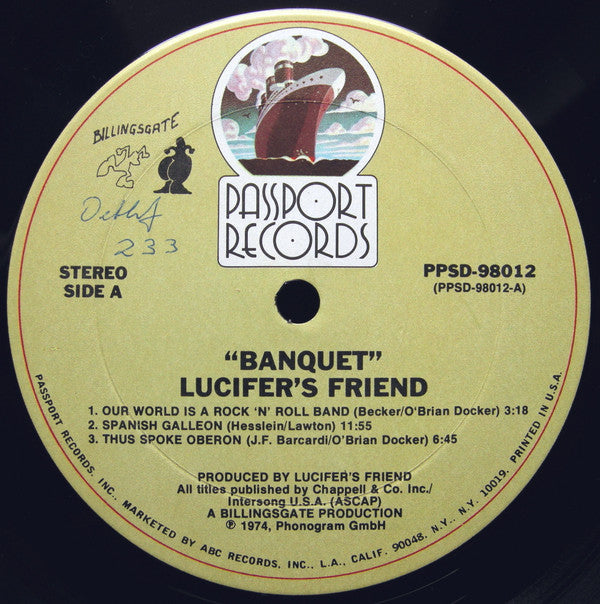 Lucifer's Friend : Banquet (LP, Album)