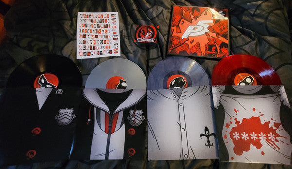 Atlus Sound Team : Persona 5 Vinyl Soundtrack: Essential Edition (LP + LP, Sil + LP, Cry + LP, Red + Box, Album, RE)