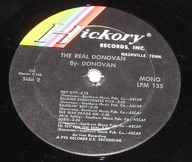 Donovan : The Real Donovan (LP, Comp, Mono)