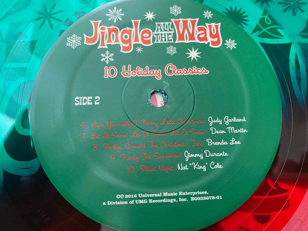 Various : Jingle All The Way - 10 Holiday Classics (LP, Comp, Red)