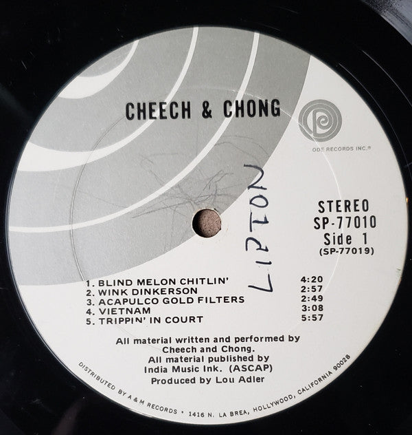Cheech & Chong : Cheech And Chong (LP, Album, Ter)