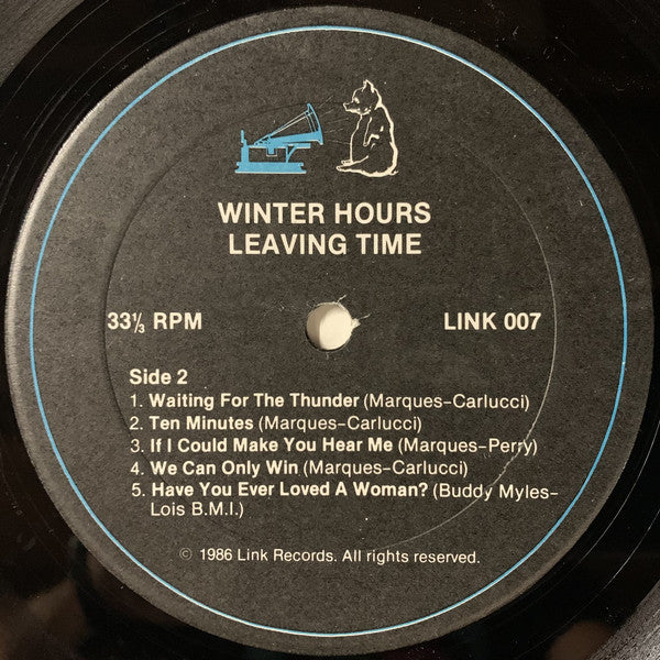 Winter Hours : Leaving Time (LP, Album)