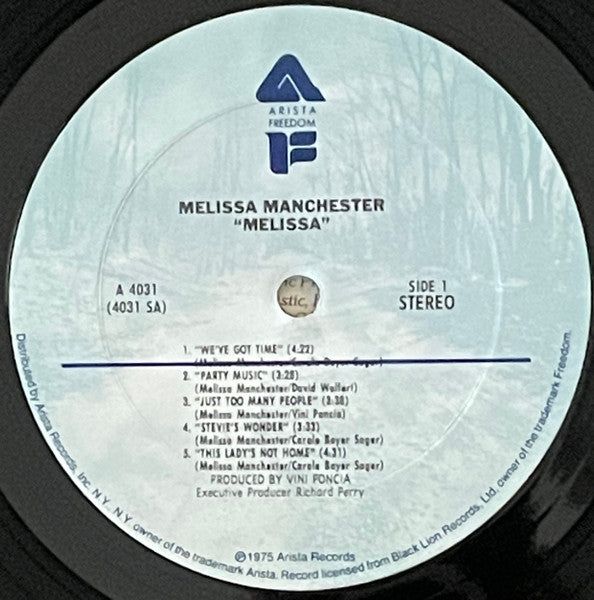 Melissa Manchester : Melissa (LP, Album, Ter)