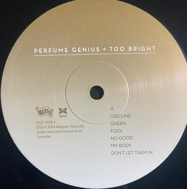Perfume Genius : Too Bright (LP, Album, RP)