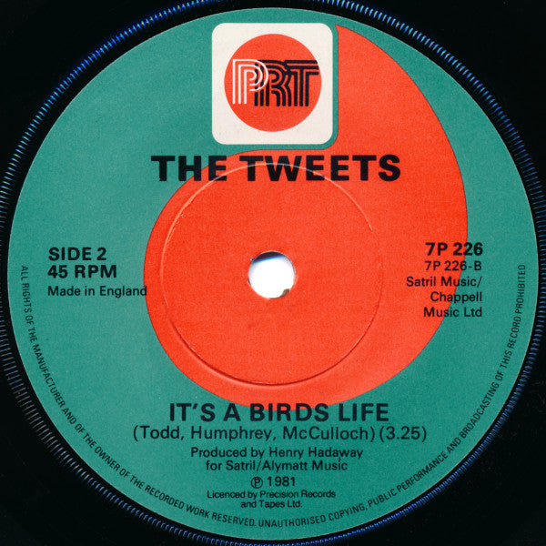 The Tweets : Let's All Sing Like The Birdies Sing (7", Single)