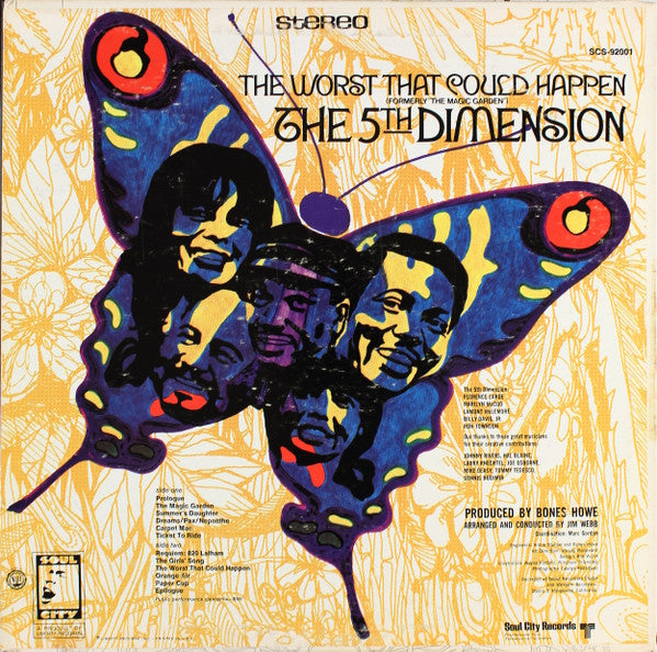The Fifth Dimension : The Worst That Could Happen (Formerly "The Magic Garden") (LP, Album, RE)
