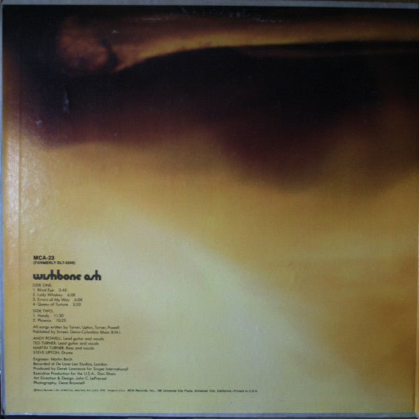 Wishbone Ash : Wishbone Ash (LP, Album, RE, Gat)