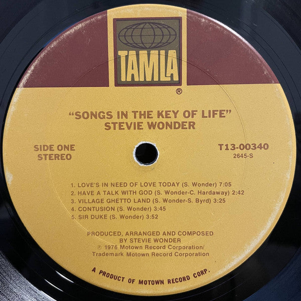 Stevie Wonder : Songs in the Key of Life (2x7")