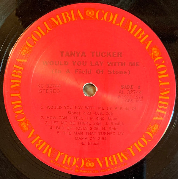 Tanya Tucker : Would You Lay With Me (In A Field Of Stone) (LP, Album, San)