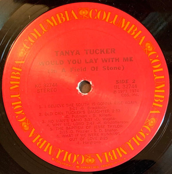 Tanya Tucker : Would You Lay With Me (In A Field Of Stone) (LP, Album, San)