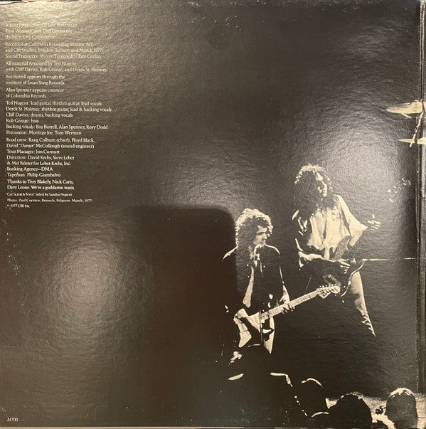 Ted Nugent : Cat Scratch Fever (LP, Album, Gat)