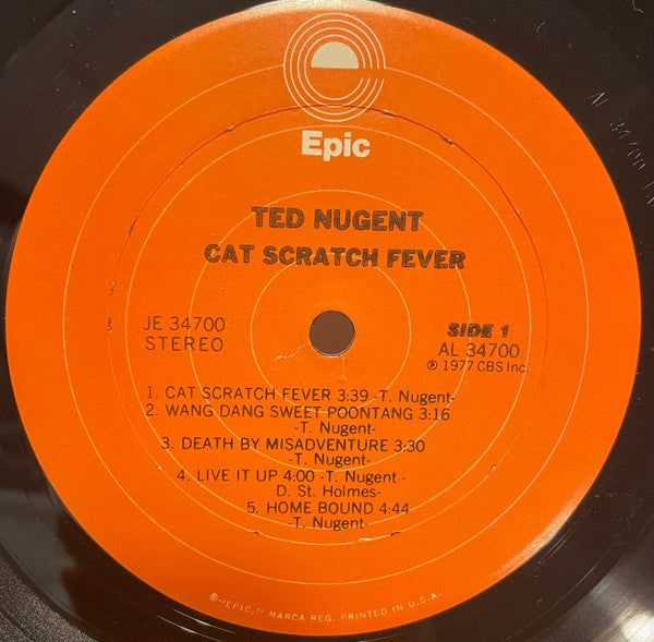 Ted Nugent : Cat Scratch Fever (LP, Album, Gat)