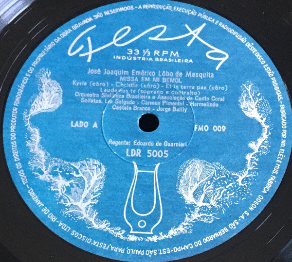 José Joaquim Emérico Lobo De Mesquita*, Orquestra Sinfônica Brasileira : Missa Em Mi Bemol (LP, Album)