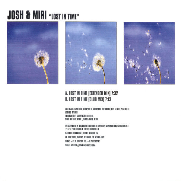 Josh & Miri : Lost In Time (12")