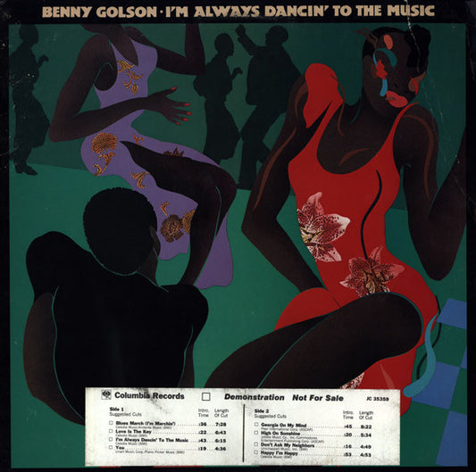 Benny Golson : I'm Always Dancin' To The Music (LP, Album, Promo)