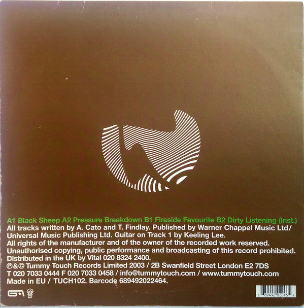 Groove Armada : Fireside Favourites (Four Rare Cuts From Tummy Touch) (12")